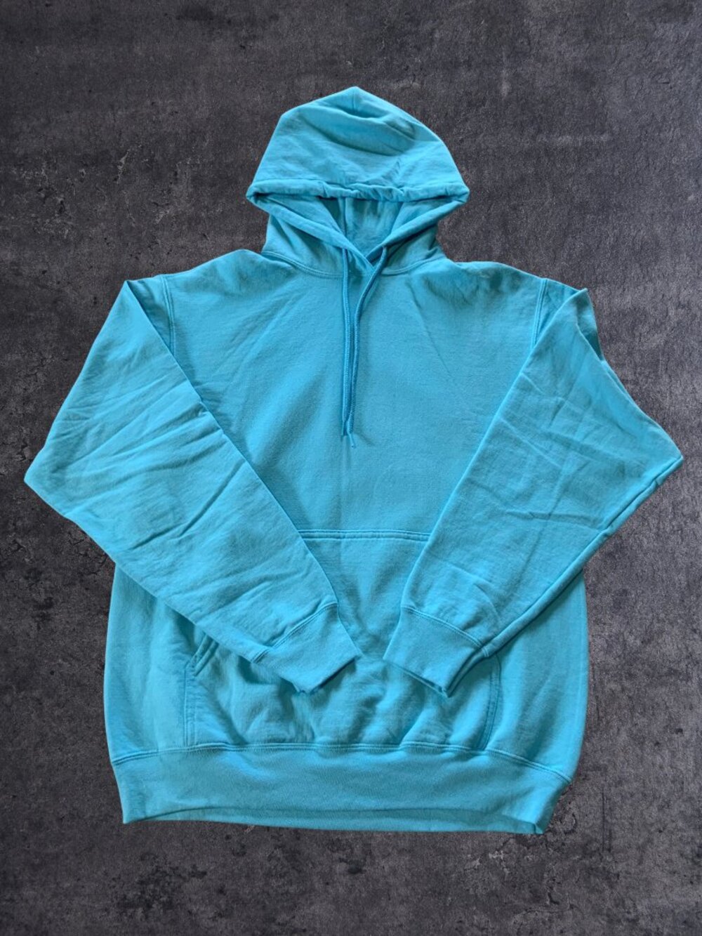 Port & Company Women's Size M Core Fleece Light Blue Hoodie (1299)